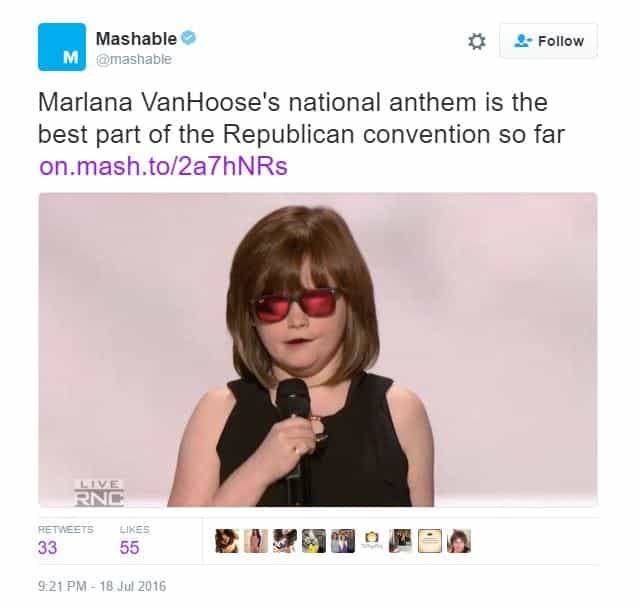 Marlana VanHoose National Anthem